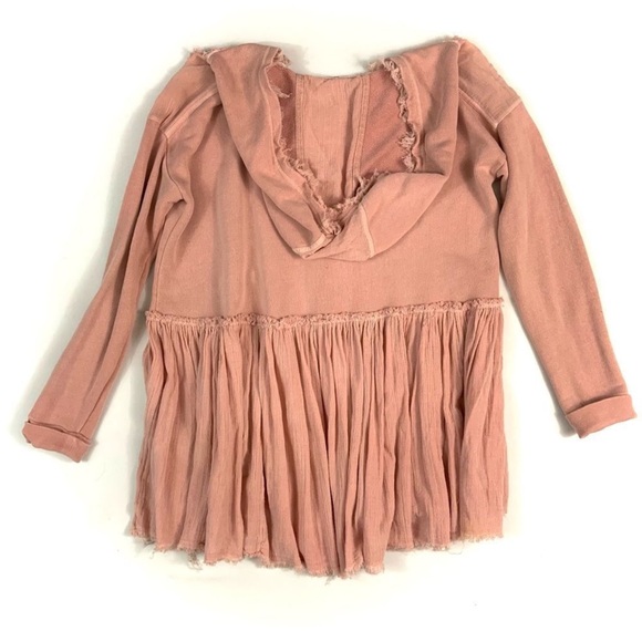 Free People hooded long sleeve sweatshirt. EUC - Picture 6 of 6